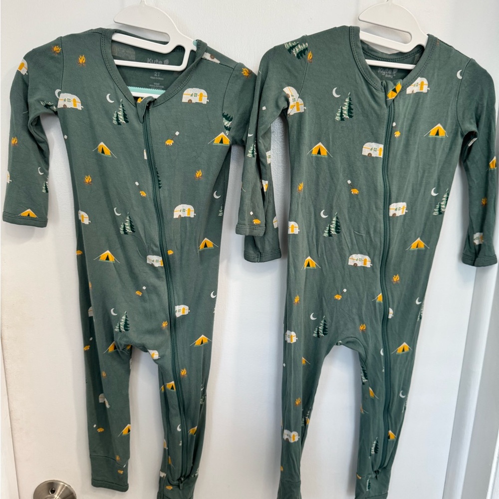 *1 LEFT* Kyte 2T Romper - Camping print